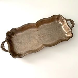 Eton silver ornate knick knack tray jewelry holder